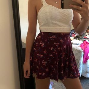 Floral Skater Skirt